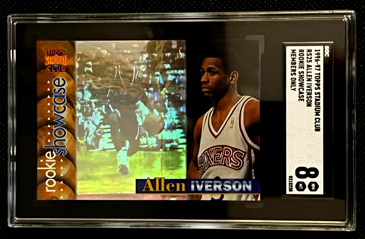 Topps Allen Iverson Basketball Rookie Sports Trading Cards