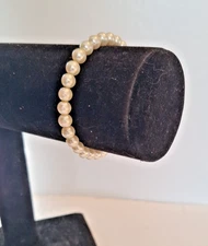 Pearl Like Bead Expandable Bracelet