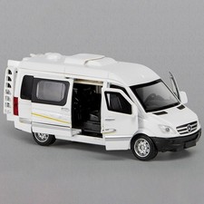1/32 Mercedes Benz Sprinter RV Alloy Vehicle Model Sound & Light Toy Gift Kid