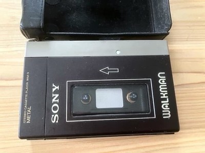 Sony WM-3 Walkman Deluxe Cassette Player Rare w/MDR-4L1 Box Manual