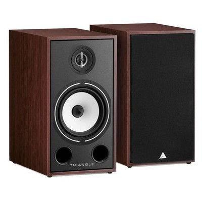 Triangle Borea BR03 100W 2-Way Bookshelf Speakers, Pair, Walnut #BORETEB35VV1C