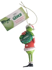 Kurt S. Adler Dr. Seuss GRINCH "IS IT DEC. 26TH ?" Resin Christmas Ornament- NWT