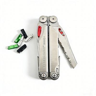 Premium Thumb Stud Upgrade Kit For Leatherman WAVE - Aluminum Brass Fast Open