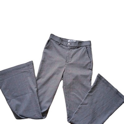 HOLLISTER ULTRA HIGH-RISE Schlag-Hose-Bootcut-Pants Stretch neuw.S Viscose karie