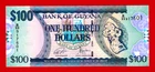 100 Dollars 2022 ND(2006-2024) GUYANA UNC Note Sign: Bobind Ganga & Jagdeo P-36e