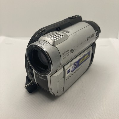 Sony HandyCam DCR-DVD610 Mini DVD Hybrid Camcorder Untested No