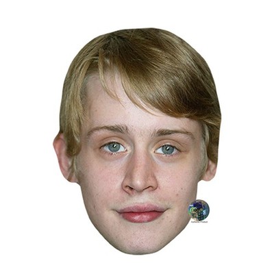 Macaulay Culkin Celebrity Mask, Flat Card Face, Fancy Dress Mask