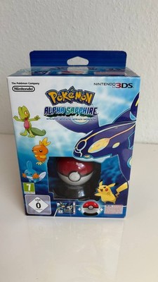 Pokémon Alpha Sapphire Saphir Nintendo 3DS Special Edition OVP Pokéball Case