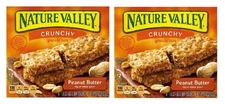 Nature Valley Crunchy Peanut Butter Granola Bars 2 Box Pack