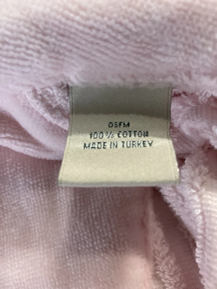 Халат Laura Ashley Spa один размер розовый уютный тяжелый CabinCore вес хлопок - Изображение 3 из 4