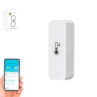 Tuya Zigbee 3.0 Smart Temperature Humidity Sensor Battery Powered APP Remote Mon