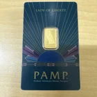 2.5 gram Gold Bar - PAMP Suisse Lady of Liberty (In Assay)