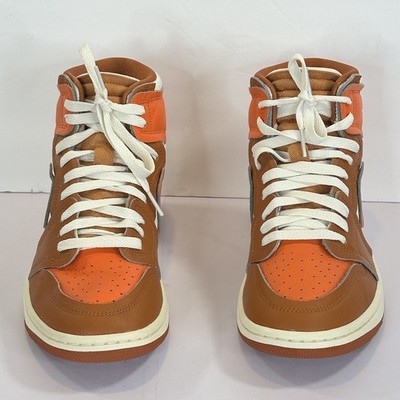 Nike Air Jordan 1 Mid Orange Brown White FB9891-800 Women's 8.5