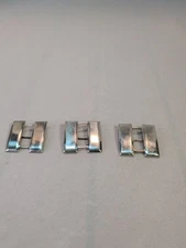 WWII Sterling Army Air Forces Captain Rank Shoulder Insignia Pins Set Of 3
