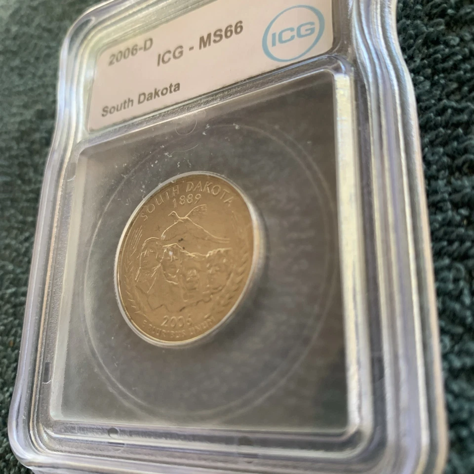 2006 D South Dakota State Quarter ICG MS66- Uncirculated Coin - Image 4 of 4