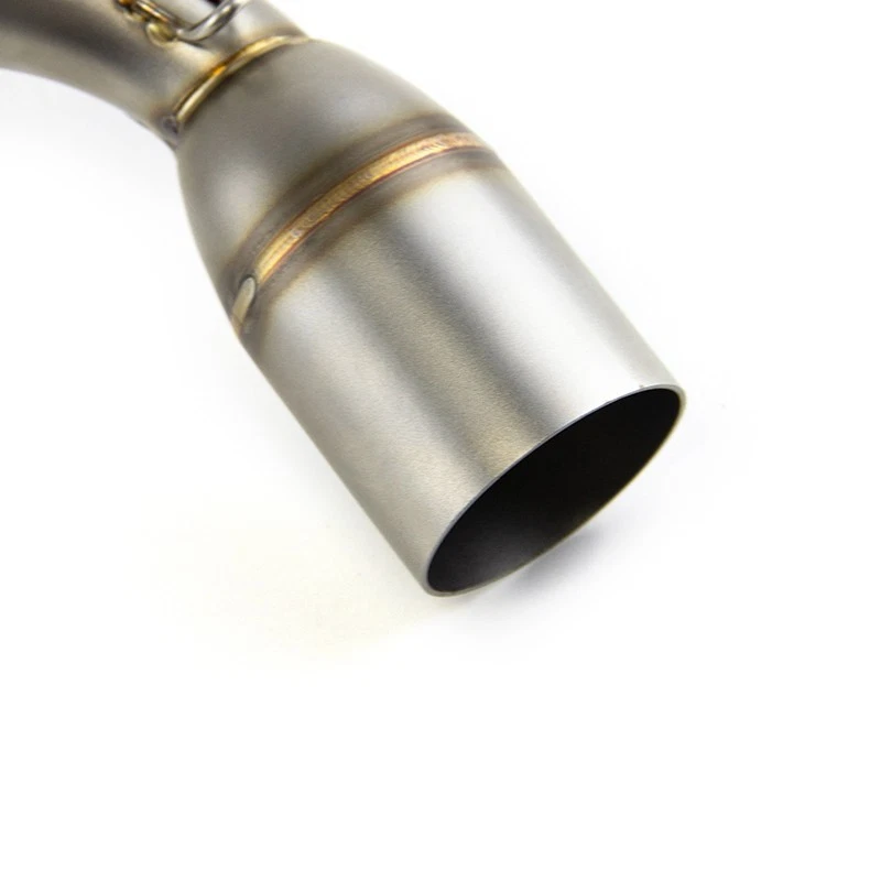 Sistema de silenciador de tubo medio delantero de escape Slip para Benelli TNT125 TNT135 2017-2025 Foto 4 de 4