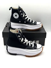 Converse Run Star Hike Hi Black White/Gum honey US M 3 W 4.5 EU 35