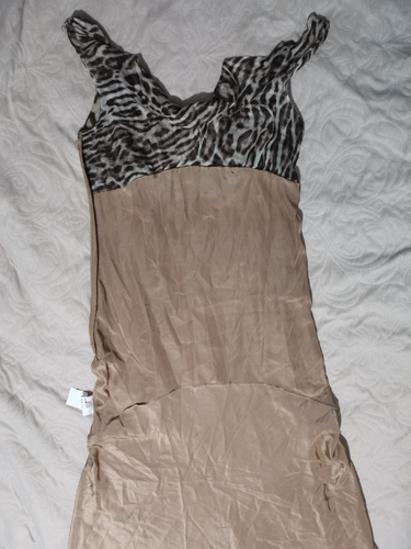 AUTHENTISCHES Vintage RUNWAY Valentino Seidenkleid Leopardenmuster 42/6 - Bild 16 von 18