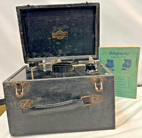 ANTIQUE CODE INSTRUCTOGRAPH INSTRUCTOR TRAINER MORSE CODE 1 TAPE ...