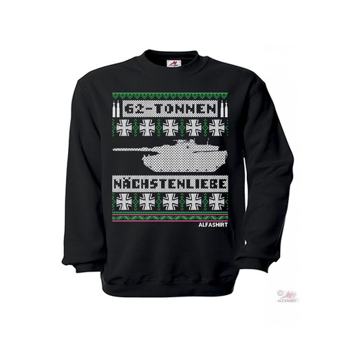 Leopard 2 XMAS Panzer 62 Tonnen Nächstenliebe Weihnachten BW Pullover #27397 - 第 1/3 張圖片