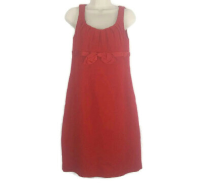 Rickie Freeman Teri Jon Red Tweed Bow Dress Size 8 | eBay