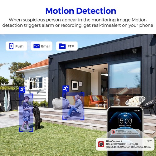 Hikvision Original ColorVu IR DS-2CD2387G2H-LISU/SL 8MP 4K 2 Way Audio IP Camera - Bild 7 von 23