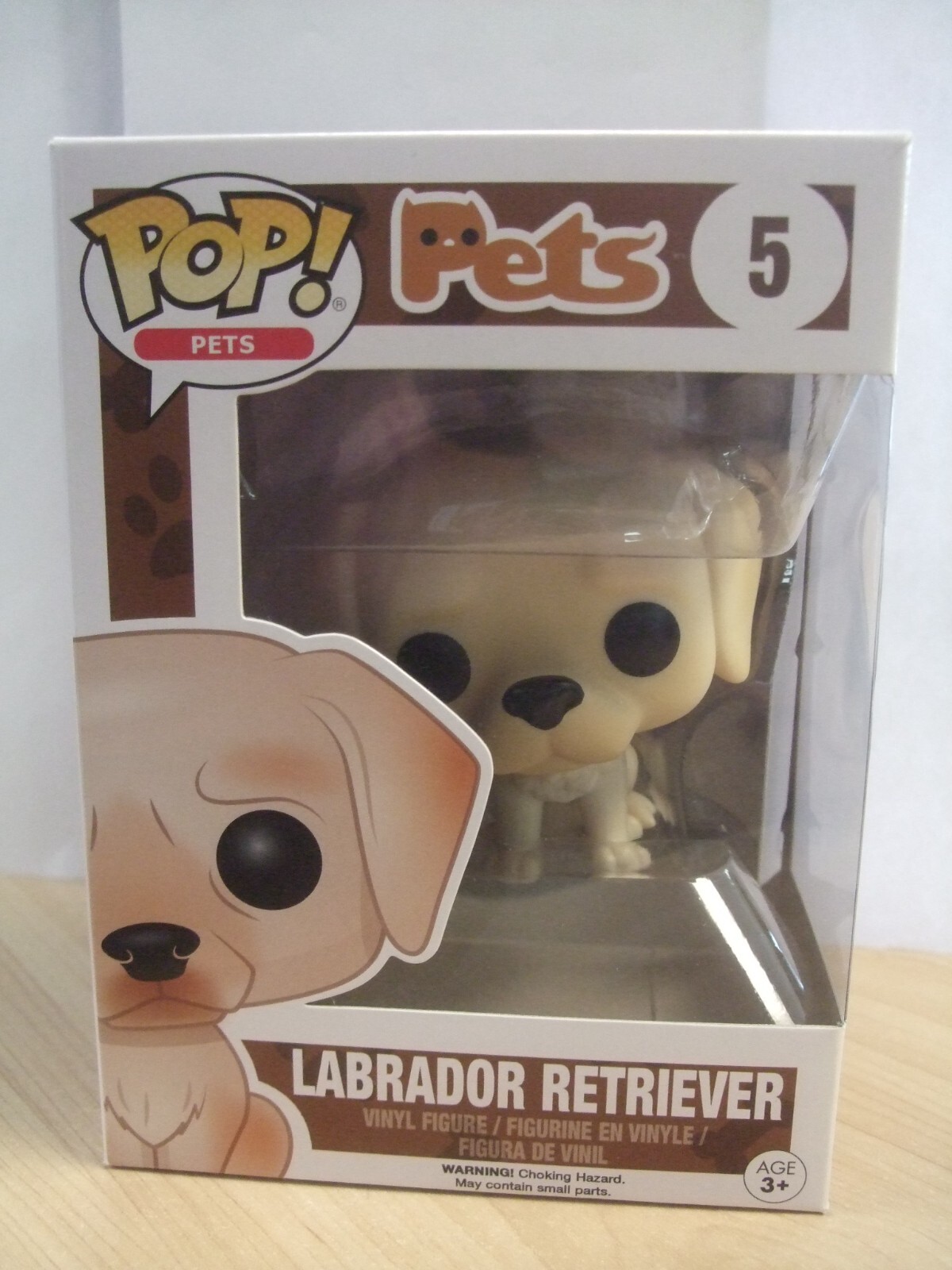 Funko Pop! Vinyl, Labrador Retriever, Pets, #5  Vaulted  Vin