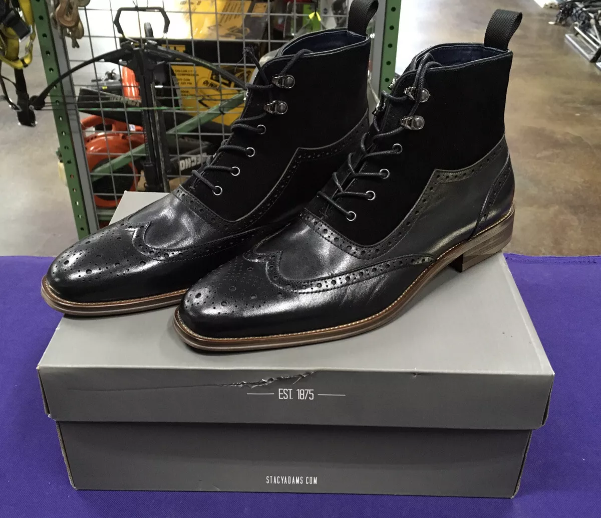 Stacy adams shop wingtip lace boots