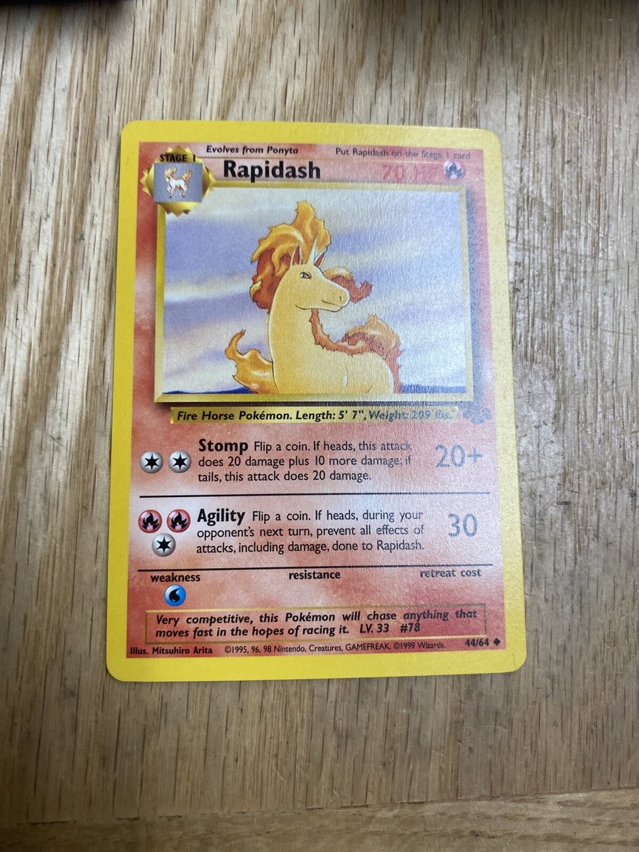 rapidash stage 1 pokemon card value Rapidash 15/106 Pokmon card from Flashfire for sale at best price