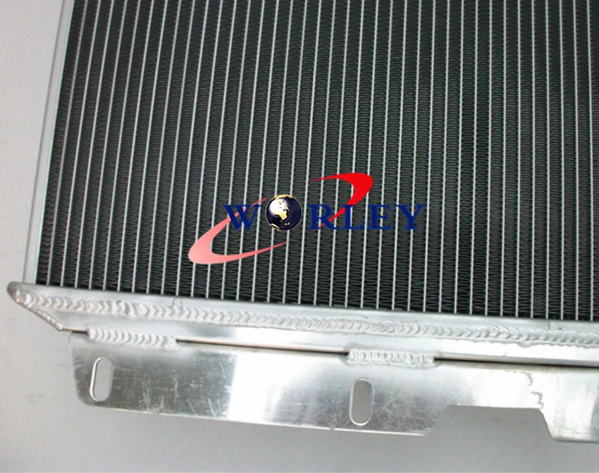 RADIADOR DE ALUMINIO PARA JEEP WRANGLER 1987-2002 TJ/YJ 3 FILAS V8 2001 2000 + Ventilador 14" Foto 4 de 4