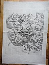 1697-DUOMO DI PARMA-Incisore DOMENICO BONAVERI-Dipinse ANTONIO DA CORREGGIO-III+