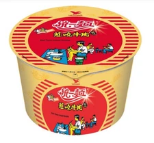 (12 BOWLS) NEW UNI-PRESIDENT Beef Flavor Instant Noodles 統一麵 小時光麵館 蔥燒牛肉風味碗 12碗