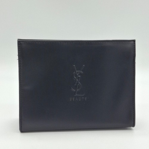 Yves Saint Laurent YSL Make Up Perfume Beauty Cosmetics Bag Black