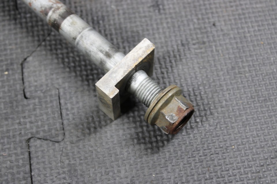 2001 KAWASAKI KX85 OEM FRONT REAR AXLE BACK WHEEL RIM SWINGARM PIVOT