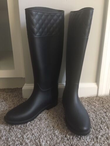 Call It Spring Womens Rubber Tall Rain Boots  Size 6 - Picture 1 of 6