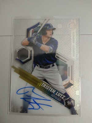 2018 Bowman High Tek Prospect Autographs Milwaukee Brewers Tristen 