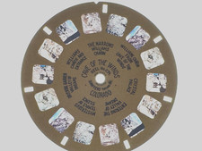 SAWYER'S VIEW-MASTER REEL 234, CAVE OF THE WINDS COLORADO, WITH SLEEVE