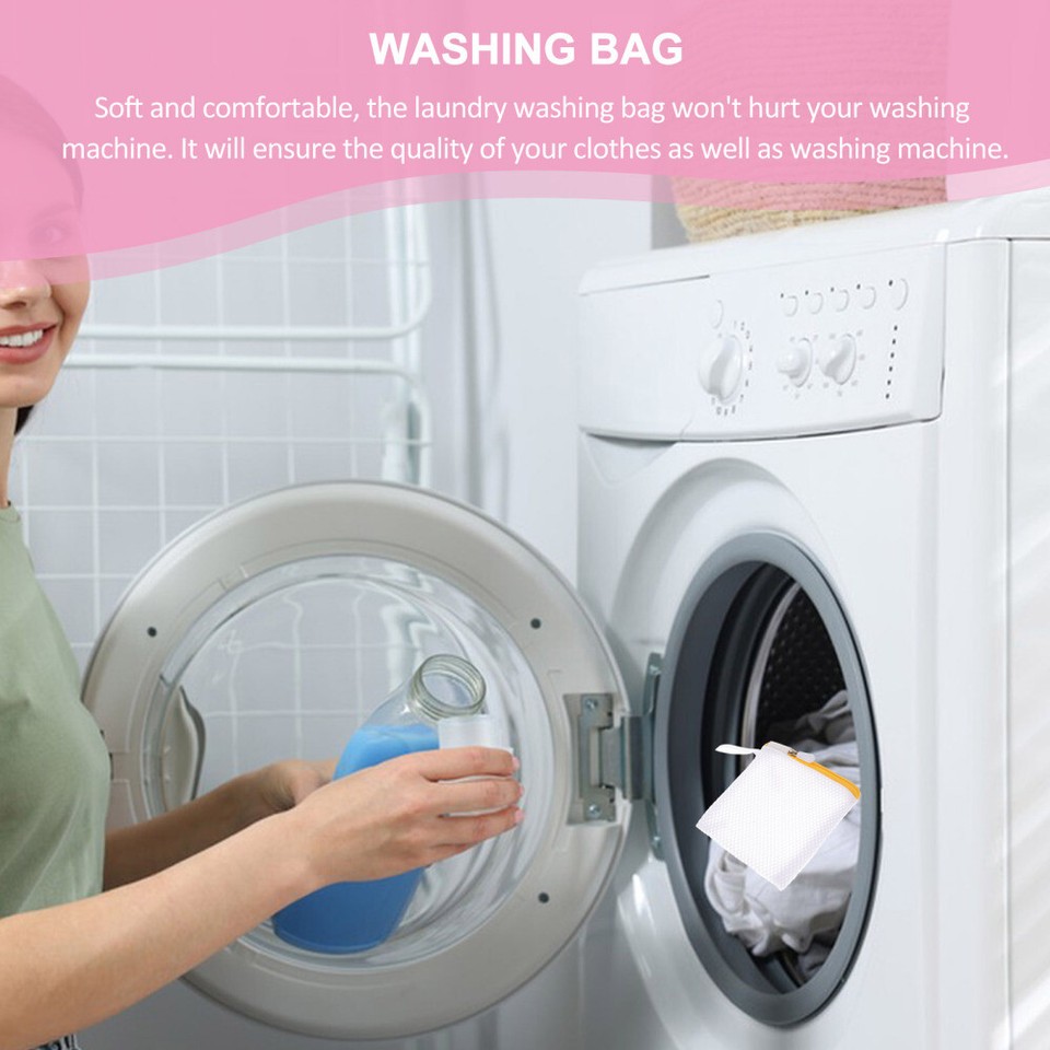 6 Pcs Travel Washing Machine Bags Laundry for Storage Zipper Closure eBay