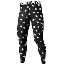 Take Five Mens Skin Tight Compression Base Layer Running Pants Leggings 124