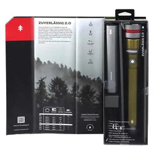 Swiss Tech 7500 Lumen LED Flashlight Rechargeable Dual Power AA/USB, Charging Ba