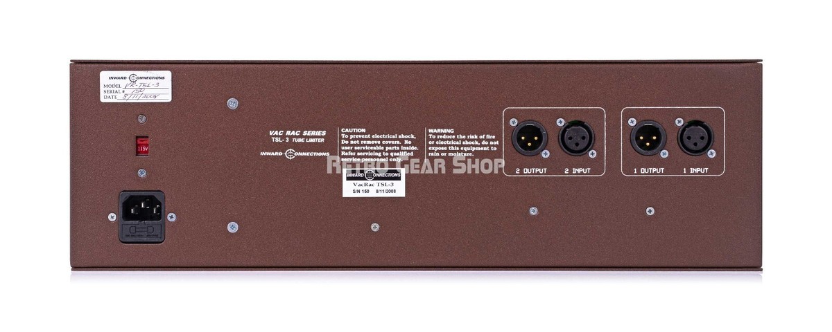 Inward Connections TSL-3 真空管リミッター Inward Connections TSL3 VacRac