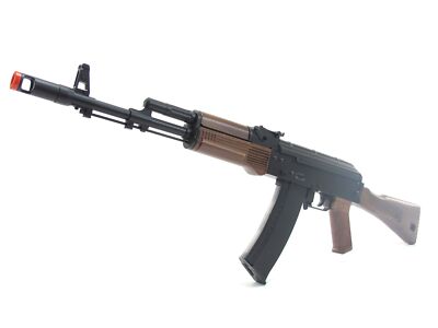 BBTac Airsoft Gun Electric Rifle Full Auto A74 Wood