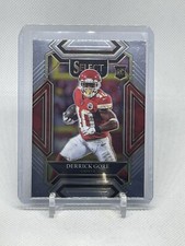 2021 Panini Select Football CLUB Level Base Derrick Gore Rookie Card KC Chiefs