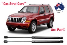 Gas struts Jeep Cherokee KJ model BONNET 02 to 07 new PAIR Ltd Renegade Sport