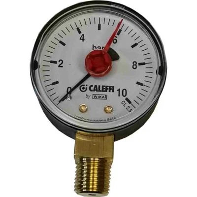 ALTECNIC Caleffi 3/4" Adjustable Pressure Reducing Valve up to 6 bar with Gauge 535051