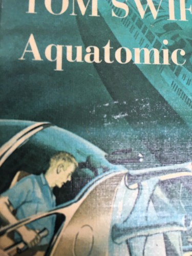 2x Vintage Tom Swift & His Aquatomic Tracker Science Adventures books 70's 60's - Picture 8 of 19