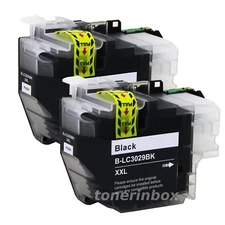 2pk LC3029 XXL Bk Ink Cartridge for Brother MFC-J6535dw J6935dw J5930dw J5830dw