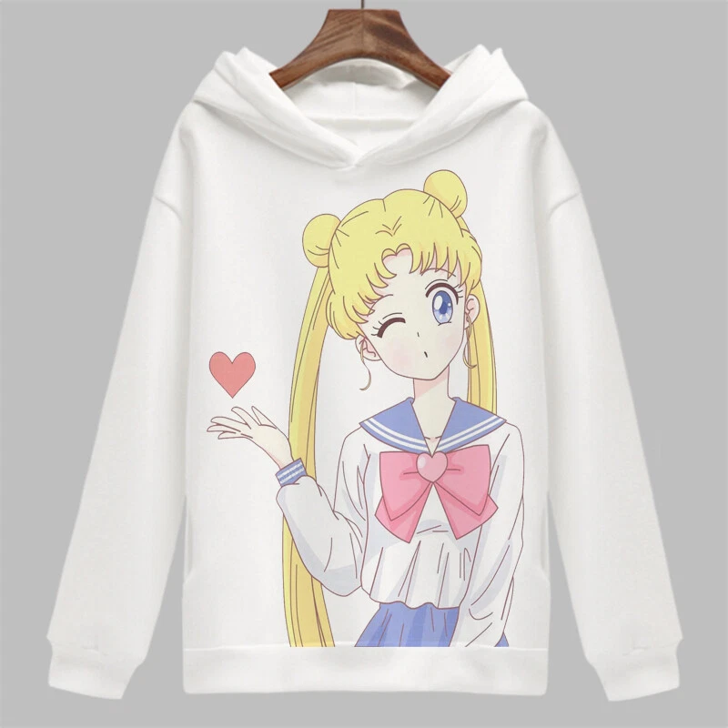 Sailor moon Anime Manga Cosplay Kapuzen Sweatshirt Hoodie pullover Pulli Hooded