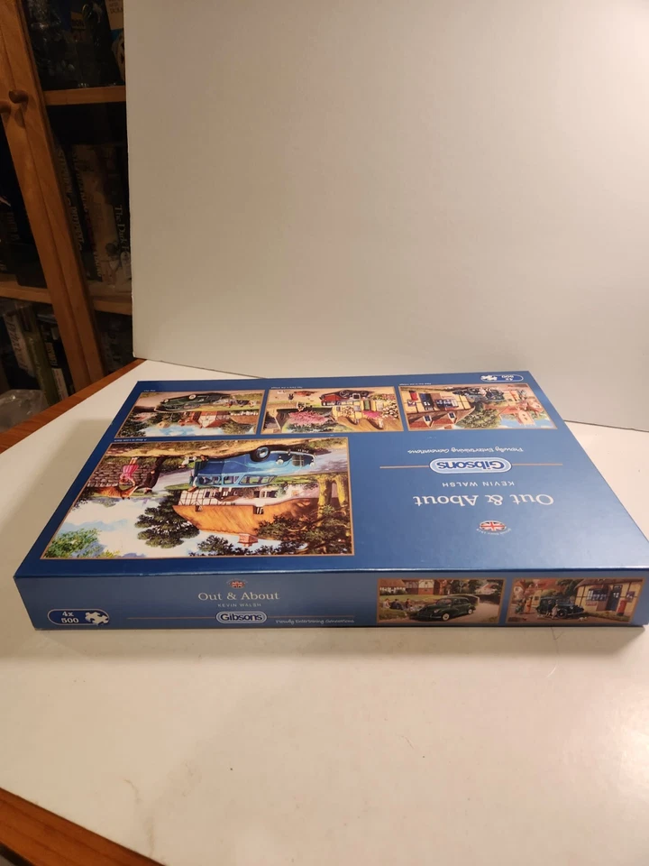 ¡Nuevo! Rompecabezas Out and About Fibsons 4x500 piezas, Kevin Walsh Foto 3 de 4