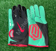 Nike NFL OBJ PE Vapor Jet Football Gloves Air Yeezy Black Green Red Size 2XL New